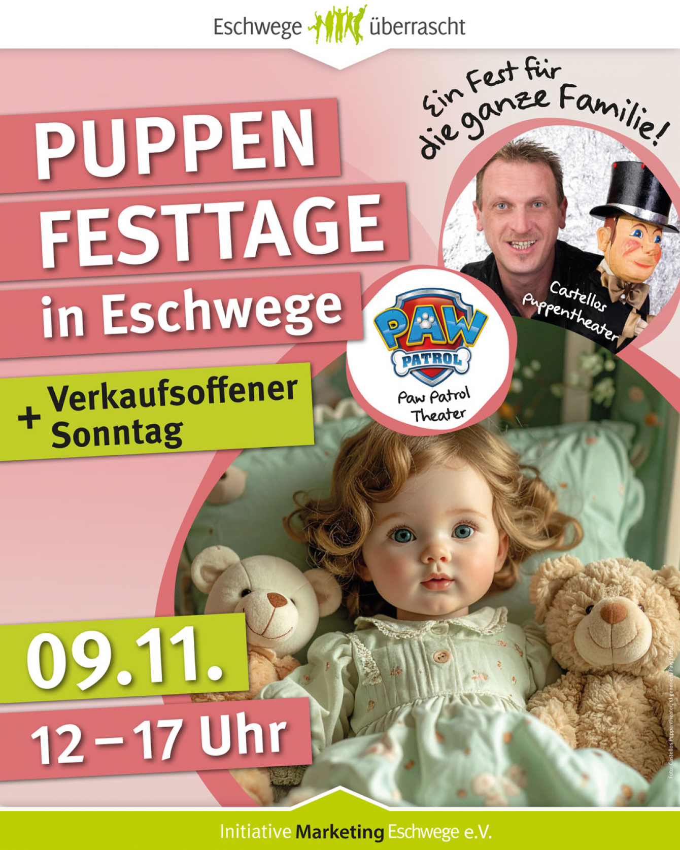 Puppenfesttage am 09.11.2025 von 12:00-17:00 Uhr